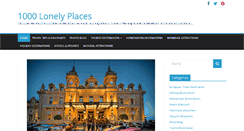 Desktop Screenshot of 1000lonelyplaces.com